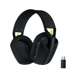 Logitech G435 LIGHTSPEED and Bluetooth Wireless Gaming Headset - Lightweight over-ear headphones, built-in mics, 18h battery, compatible with Dolby Atmos, PC, PS4, PS5, Nintendo Switch, Mobile - Black Logitech G435 LIGHTSPEED and Bluetooth Wireless Gaming Headset - Lightweight over-ear headphones, built-in mics, 18h battery, compatible with Dolby Atmos, PC, PS4, PS5, Nintendo Switch, Mobile - Black